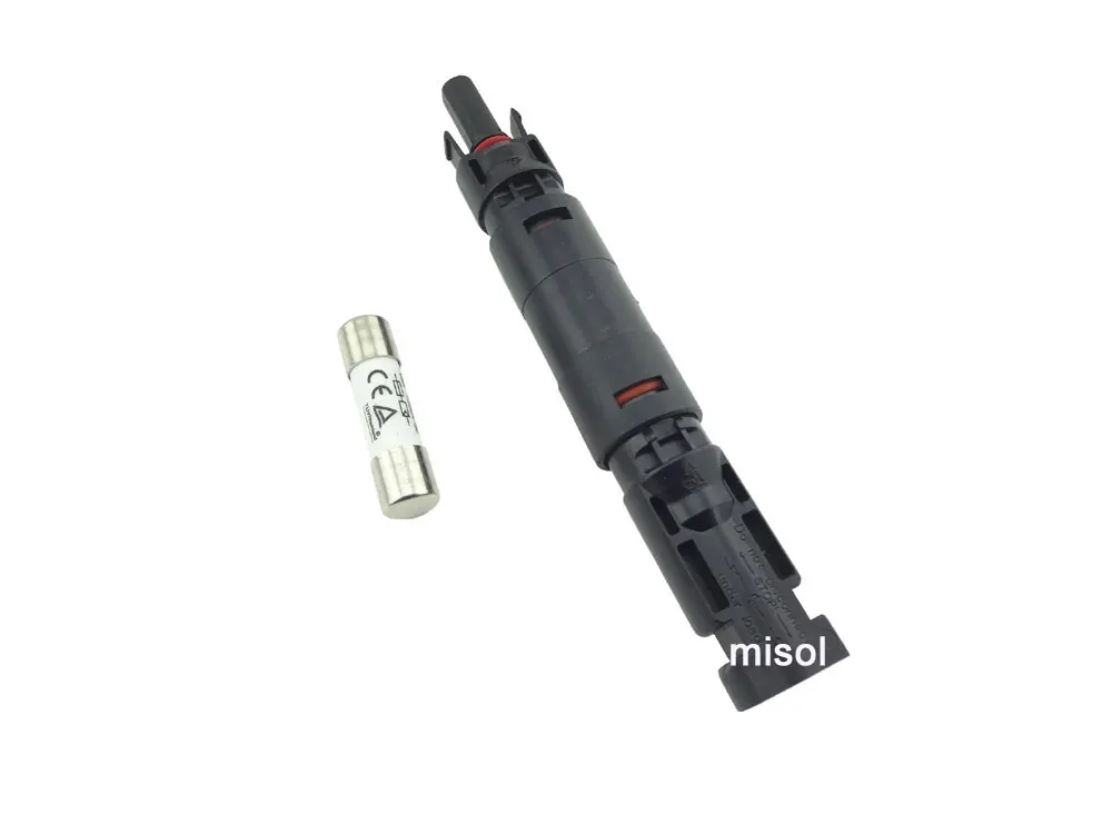 Pvソーラーヒューズ10a 1000vdcヒュージ10 × 38 gpv、ホルダー付きmc4コネクタPTV-FUS-10C-1-ヒューズ問屋・仕入れ・卸・卸売り