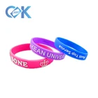Colorful silicone wristband sport style RFID chip bracelet for access control.