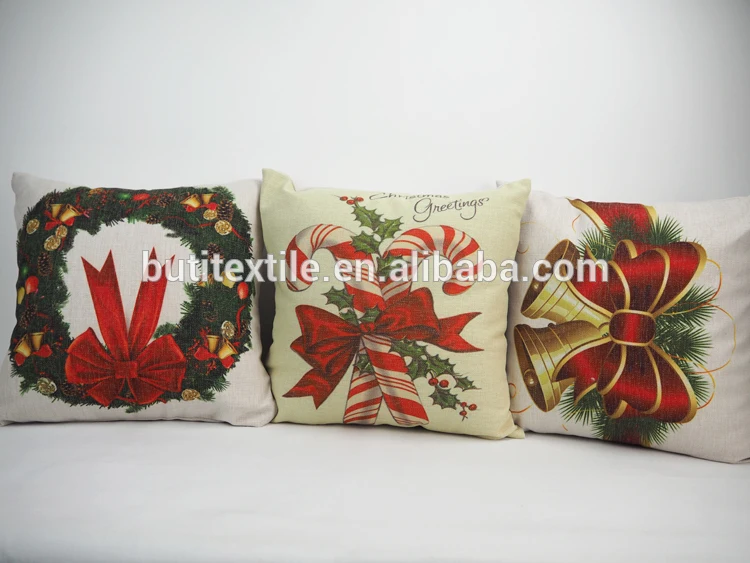 printing decorative sublimation plain throw pillow case for