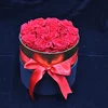 Wholesale Preserved Dark Pink Rose Flowers In Box For Making Eternal Forever Rose Box