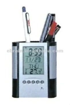 Penholder Clock Calendar