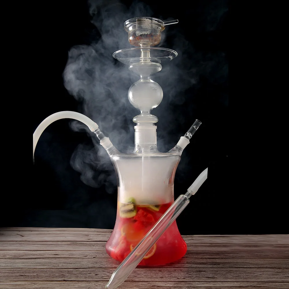 

All Glass Hookah High Quality China Shisha Hookah Narguile Bottle Russia chicha boss 7mm thickness glass china manufacturer