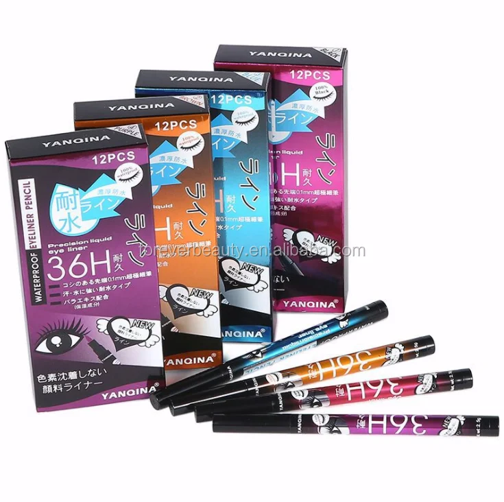 Top quality hot sale professional china brand liquid eyeliner waterproof long lasting black liquid eyeliner pen, 4 colors to choose
Top quality hot sale professional china brand liquid eyeliner waterproof long lasting black liquid eyeliner pen, 4 colors to choose