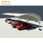 Design Tensile Membrane Structure Car Parking Shed