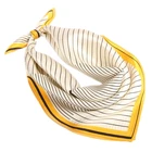 Wholesale striped custom fashion silk scarf women