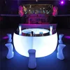 2017 LED used commercial bar sale/led disco furniture/mobile Round Bar Counter