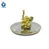 High quality gold 3d elephant silver metal jewelry tray holder