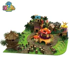 China Top Quality Adventure Kids Paradise Indoor Playground With Trampoline For Shopping Mall