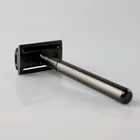 stainless steel aluminum wooden bamboo handle shaving blade safety razor