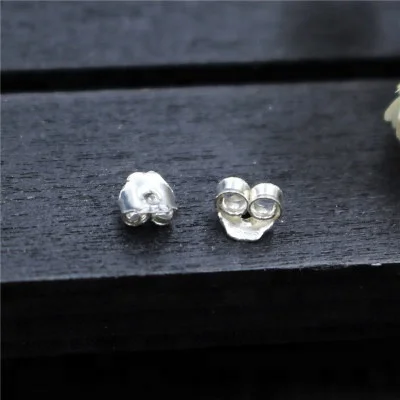 Genuine Fine 925 Sterling Silver Jewelry Findings Earrings Back Stopper For Stud Pin Jewelry Settings
Genuine Fine 925 Sterling Silver Jewelry Findings Earrings Back Stopper For Stud Pin Jewelry Settings