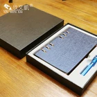 Custom Made Business Gift Luxury A6 Notebook And Gel Pen Writing Set