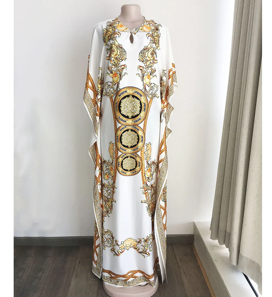 african ladies Casual mama dress Digital printing flower with diamond buckle long gown
african ladies Casual mama dress Digital printing flower with diamond buckle long gown
