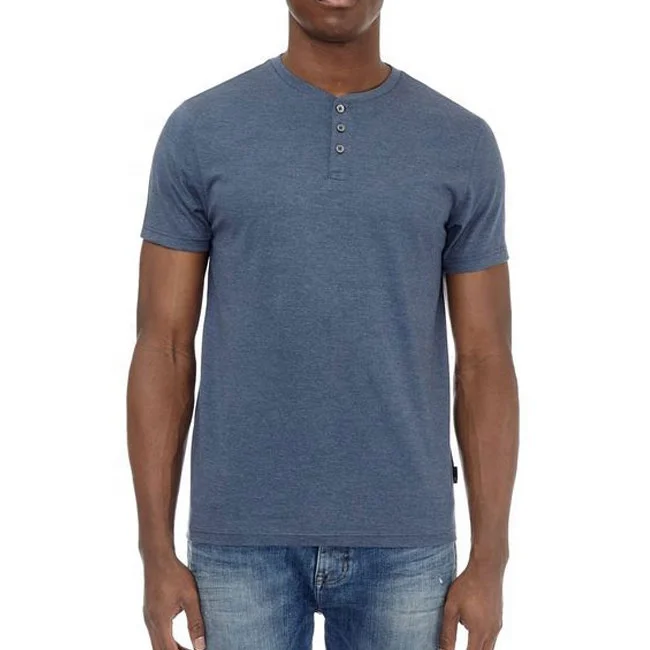 New design custom button neck henley t shirts for men, Heather grey,heather red,heather black etc
New design custom button neck henley t shirts for men, Heather grey,heather red,heather black etc