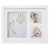DIY baby 12 month handprint and footprint photo clay baby print frame kit