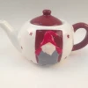 hot sale cheap Chinese bulk high grade Christmas ceramic teapot water kettle