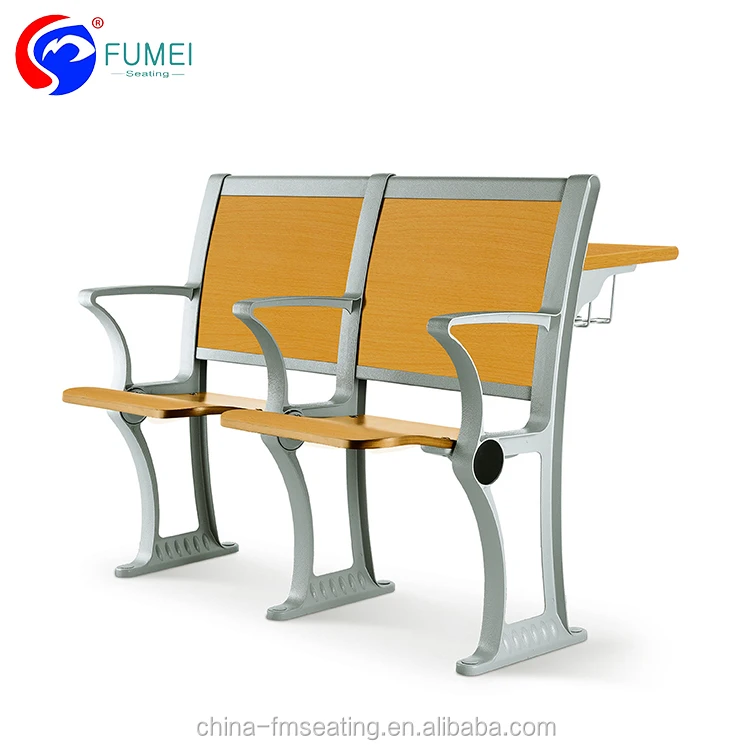 School Furniture Fixed Modern College Desk And Chair Desk Chair