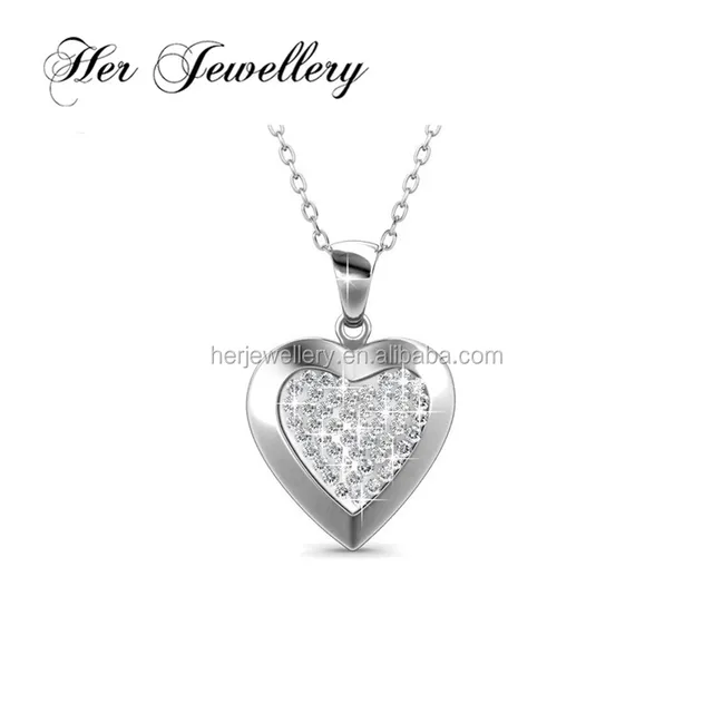 her jewellery hot sell special gift diy pendant heart shaped