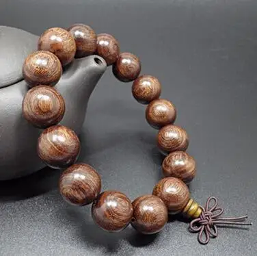 Natural Handmade High-End Collectibles 15 20mm Fine Texture Buddha Bead Bracelets Gold Phoebe Ebony Bracelet Men Jewelry
Natural Handmade High-End Collectibles 15 20mm Fine Texture Buddha Bead Bracelets Gold Phoebe Ebony Bracelet Men Jewelry