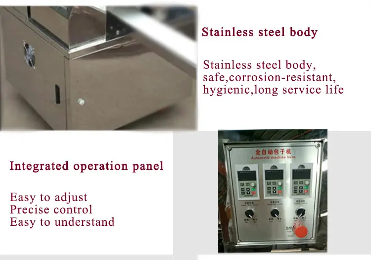 Chinese Baozi Bun Making Machine Automatic Steamed Bread Baozi Pork Bun Machine Steamed Stuffed Bun Maker Machine details