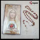 2012 High quality Wooden rosary religious necklace with album