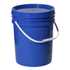 5 Gallon Plastic 20 Liter Storage Plastic Bucket Oval Pail custom Paint Bucket Printed Label Chemical Barrel