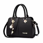 2019 High quality elegance luxury leather pu leather shoulder handbag