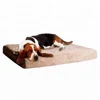Large Memory-Foam Deluxe Sofa-Style Quilted Pillow Pet Bed Mattress Frame Removable Cover Couch Pillow Bed For Pet Dogs