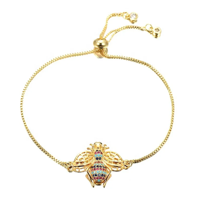 New Wholesale copper alloy jewelry adjustable gold plated wire bee bangle bracelet for woman Jewelry
New Wholesale copper alloy jewelry adjustable gold plated wire bee bangle bracelet for woman Jewelry