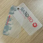 High quality Cotton String / Thread / Cord Recycled Paper Hang Tag / PVC Hangtags For Clothing