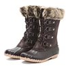 Hot Wholesale 100% waterproof winter warm duck boots for women