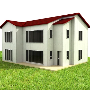 China factory fashion design steel frame prefabricated house villa