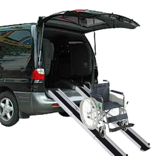 Portátil Rampa Para Cadeiras de rodas, ajustável Telescópica Retrátil Leve Rampa Para Cadeiras de rodas