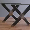 X shape metal table legs wrought iron crossed piato bench legs steel table legs