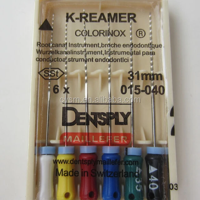 reamer, dentsply maillefer k-reamer handuse endo files