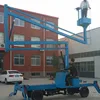6-18m battery / diesel Crank Arm Lift Platform hydraulic mobile boom lift genie manual trailer boom lift