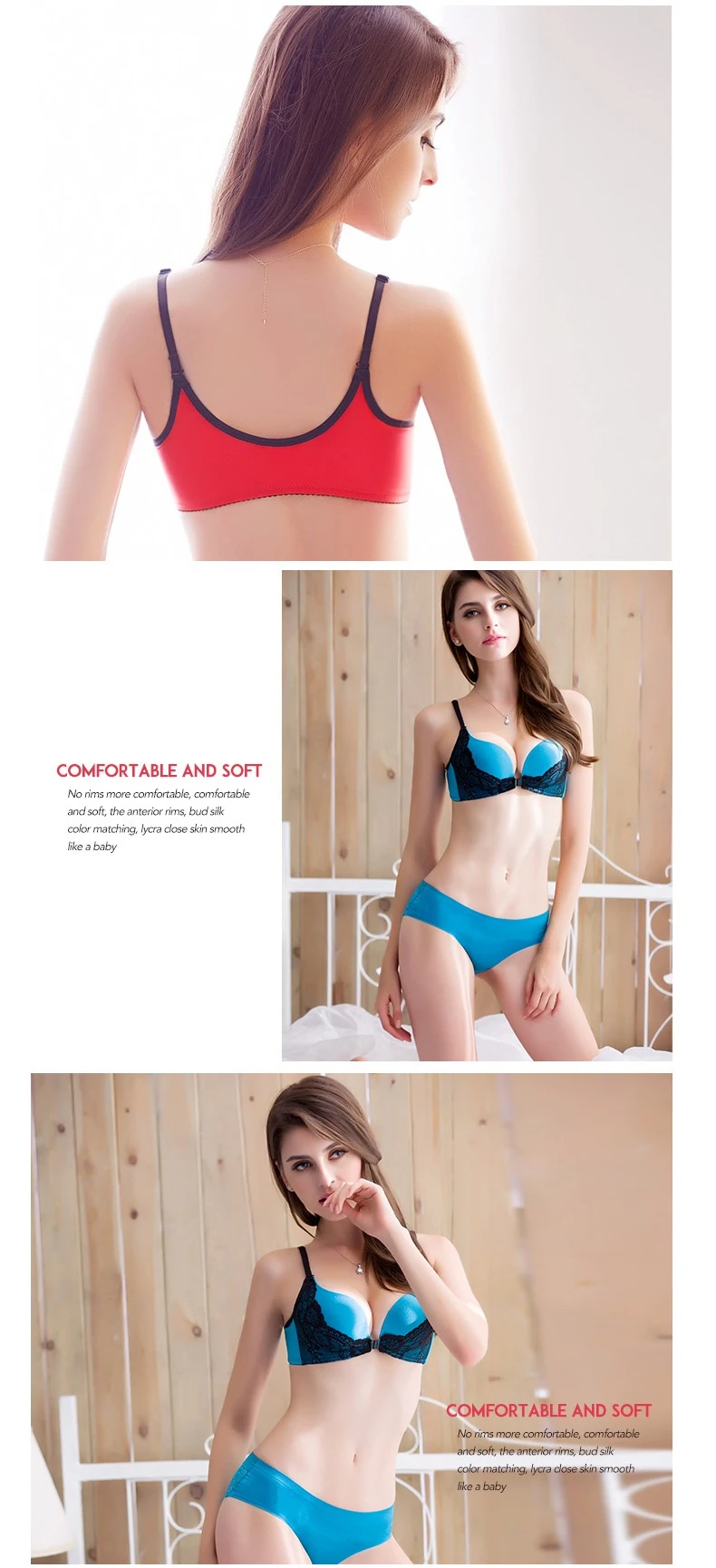 New Design Bra Set Push up Bra With High Quality