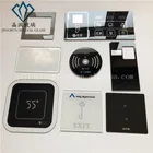 Factory price hot sale smart touch panel silk-screen switch tempered glass best quality