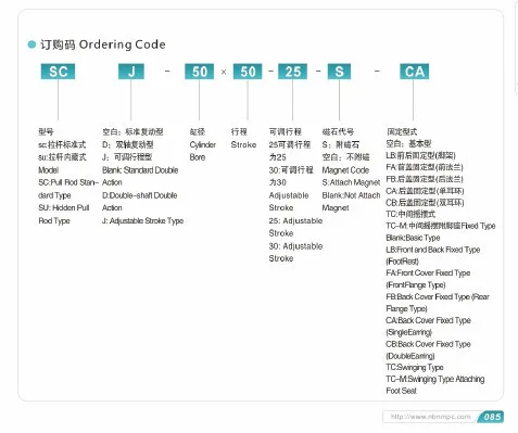 空気ピストンバルブsc、 su、 si、 mal、 ミリアンペア、 sda、 dnc複動シリンダ、 小型空気圧シリンダ仕入れ・メーカー・工場