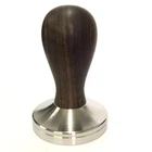 Stainless Steel Coffee Tamper Wooden Handle Caffe Espresso Coffee Powder Press Tamper