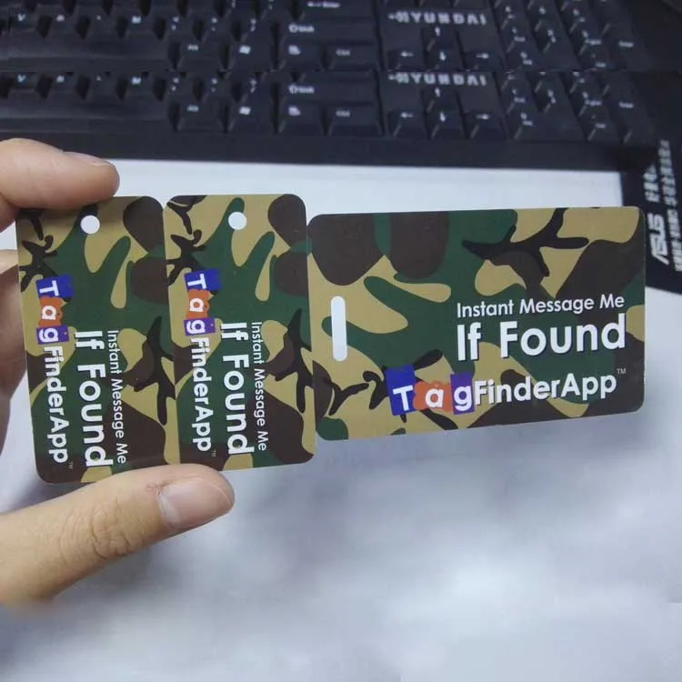 snap off combo cards, plastic loyalty rewards key tags cards