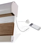 Motorized Blackout Zebra Shades Electric Remote Zebra Blinds AC DC Roller Rainbow Blinds