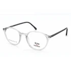 Clear Big Acetate Frame Color Circle Round Eyeglass Spectacle Frames