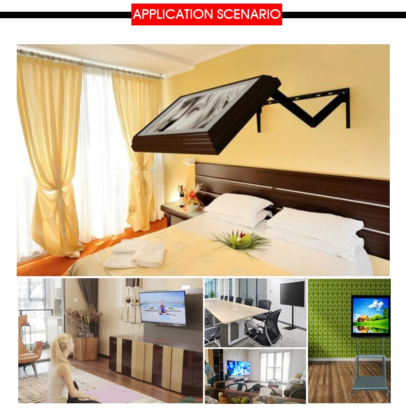 Simple Appearance Plasma Tv Ceiling Articulated Arm Mount View Tv