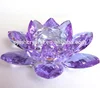 MH-L018 colorful crystal lotus flower for holiday decoration