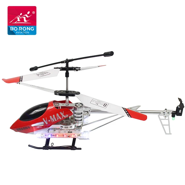 red rc helicopter