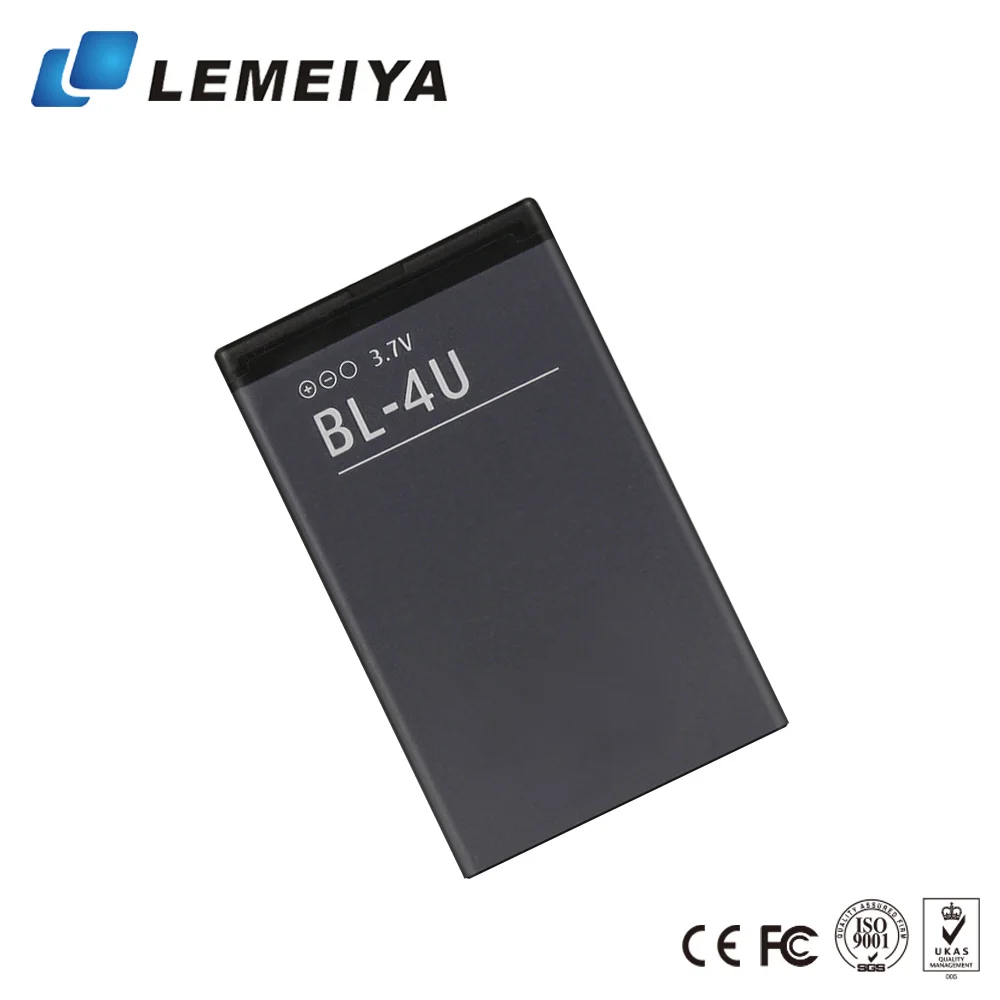 Extended replacement mobile phone li-ion 3.7v 1000mah bl-4u for Nokia battery