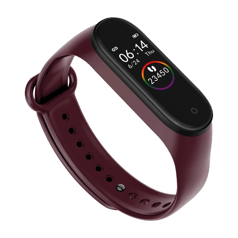 Waterproof band watch smart bracelet Heart Rate Monitor Blood Pressure fitness tracker m4 smart band, Black;red;blue;pink
Waterproof band watch smart bracelet Heart Rate Monitor Blood Pressure fitness tracker m4 smart band, Black;red;blue;pink