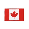 Canada national flag patch custom stick-on embroidered patches
