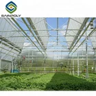 retractable polycarbonate greenhouse used for sale