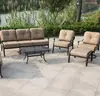 Cast aluminum garden furniture outdoor garden sofa set